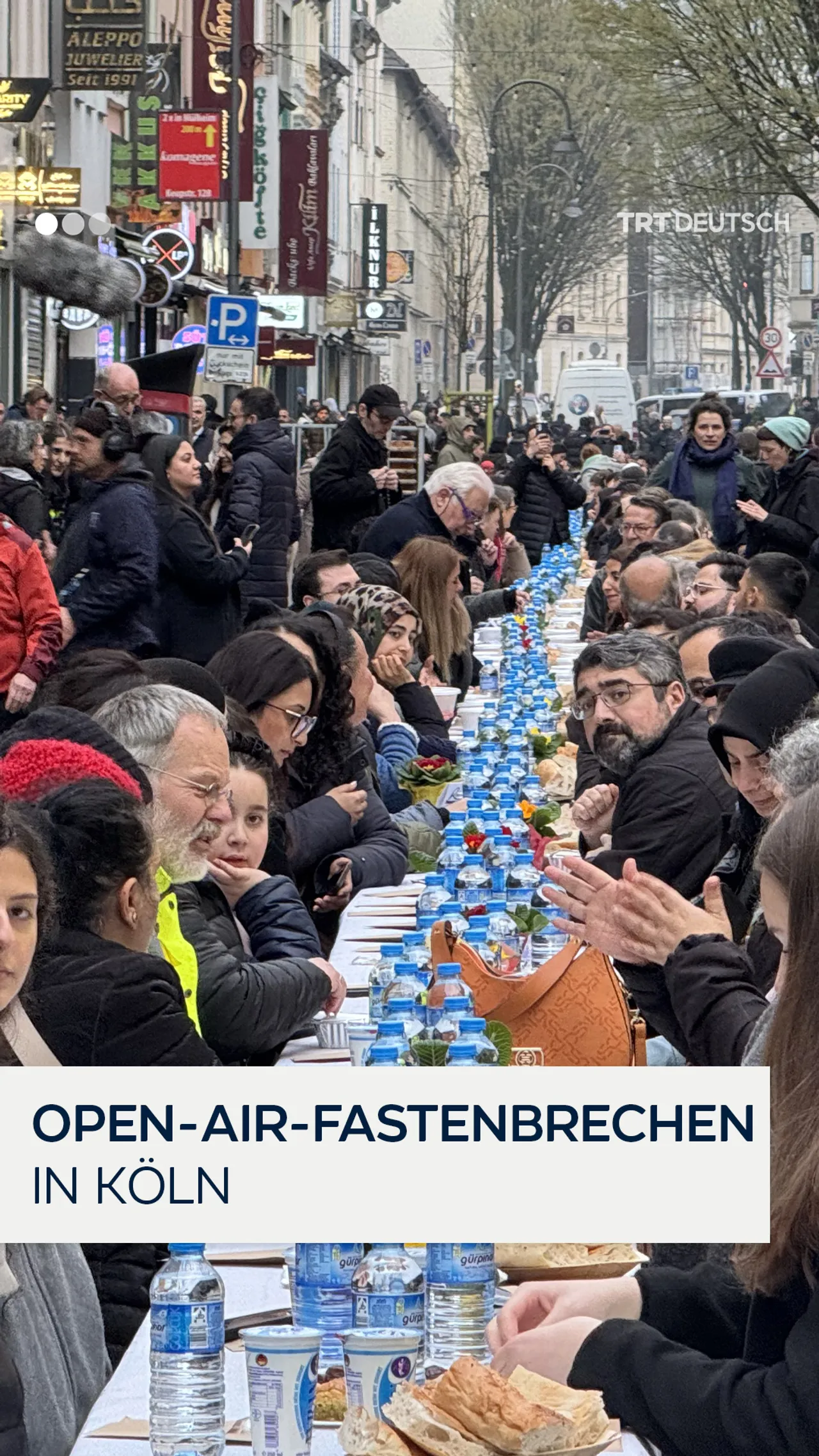Open-Air-Fastenbrechen
in Köln